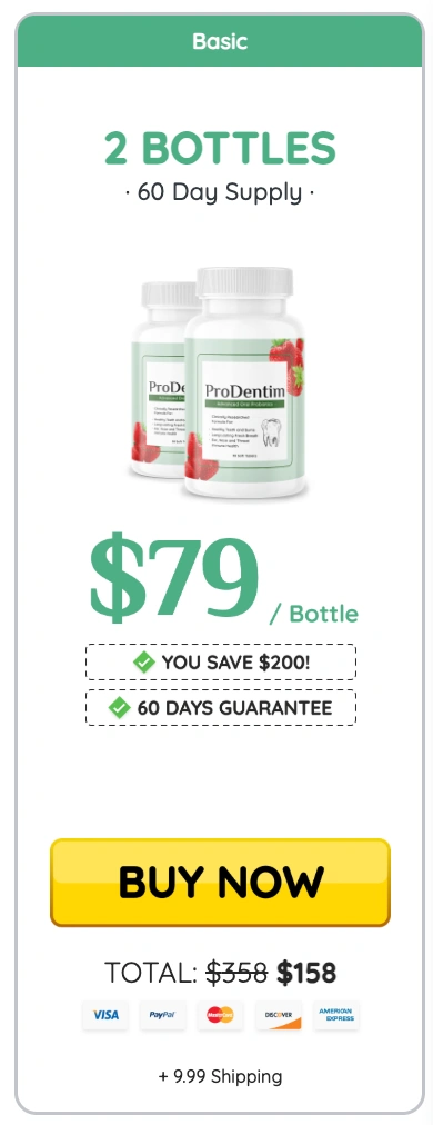 ProDentim one bottle