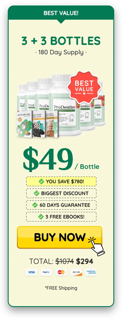 ProDentim 6 bottles